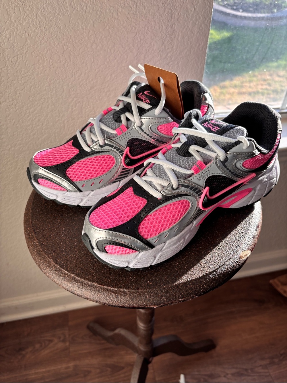 Nike women’s Hot Pink and Gray Athletic Sneakers